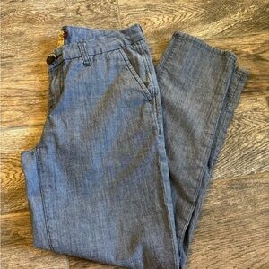 Dear John Blue Straight Leg Pants. Size 27